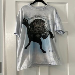 Underwater dog T-shirt